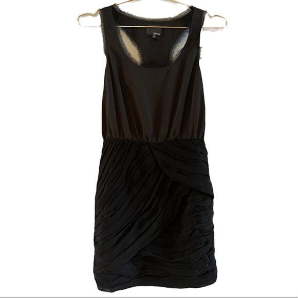 Greylin Sleeveless Racerback Ruched Mini Dress - Picture 1 of 10